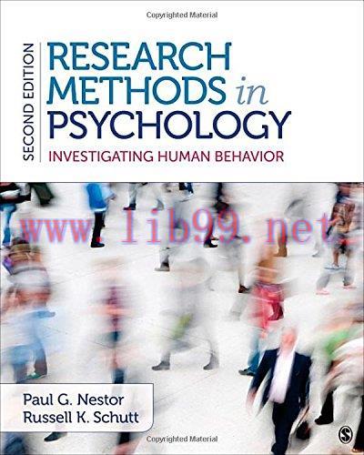 [FOX-Ebook]Research Methods in Psychology: Investigating Human Behavior, 2nd Edition
