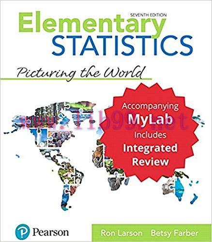 [PDF]Elementary Statistics: Picturing the World, 7e [Ron Larson]