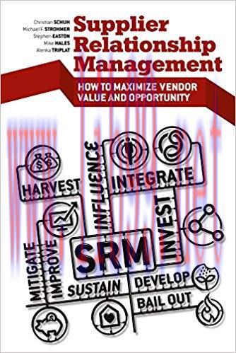 (PDF)Supplier Relationship Management: How to Maximize Vendor Value and Opportunity 1st ed. Edi...