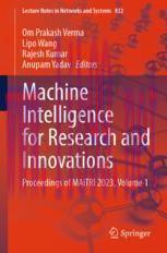 [PDF]Machine Intelligence for Research and Innovations: Proceedings of MAiTRI 2023, Volume 1
