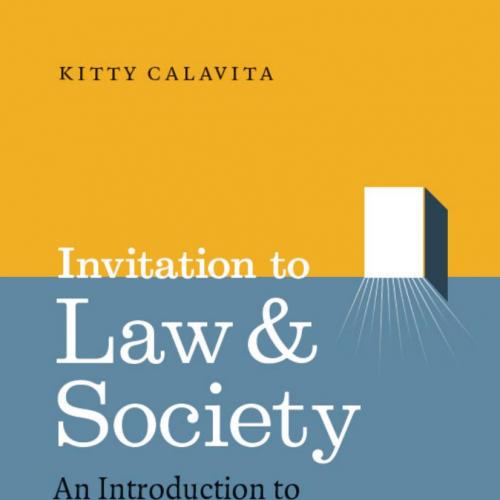 Invitation to Law and Society An Introduction to the Study of Real Law