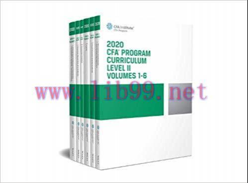 [PDF]CFA Program Curriculum 2020 Level II Volumes 1-6
