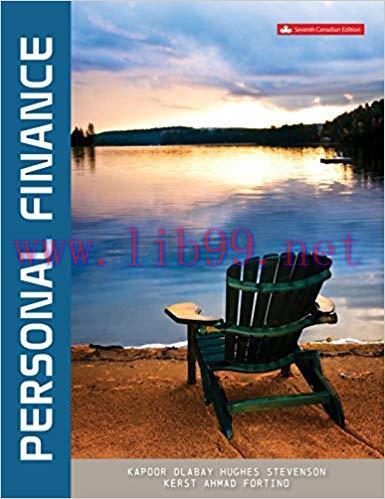 [PDF]Personal Finance, 7th Canadian Edition [Jack R. Kapoor]
