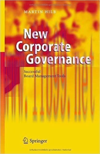 (PDF)New Corporate Governance: Successful Board Management Tools 1st Edition