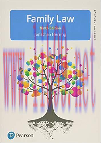 [PDF]Family Law 9th Edition [Jonathan Herring]