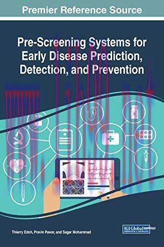 [FOX-Ebook]Pre-Screening Systems for Early Disease Prediction, Detection, and Prevention