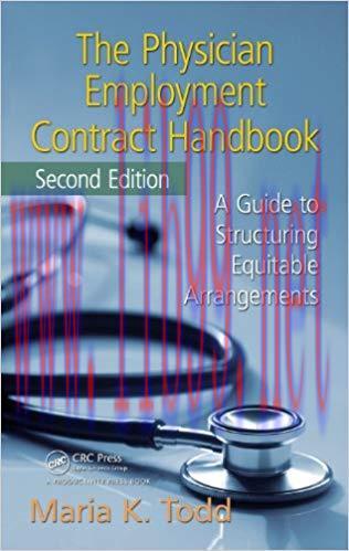 (PDF)The Physician Employment Contract Handbook: A Guide to Structuring Equitable Arrangements ...