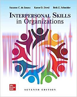 [PDF]ISE EBook Interpersonal Skills in Organization 7E [SUZANNE C. DE JANASZ]