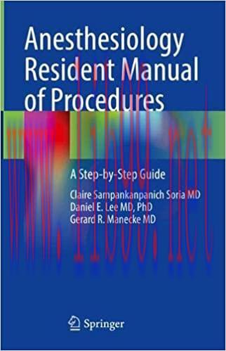 [AME]Anesthesiology Resident Manual of Procedures: A Step-by-Step Guide (Original PDF)