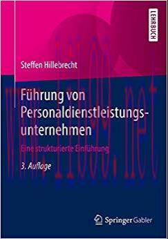 (PDF)F&uuml;hrung von Personaldienstleistungsunternehmen: Eine strukturierte Einf&uuml;hrung (German Edit...