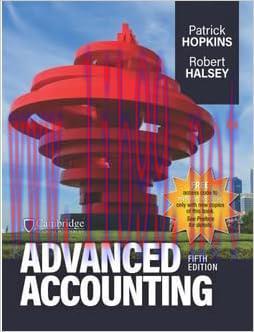 [PDF]Advanced Accounting 5th Edition [Hopkins, Halsey]