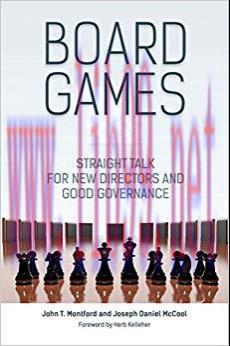(PDF)Board Games: Straight Talk for New Directors and Good Governance