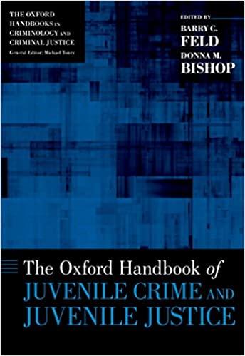(PDF)The Oxford Handbook of Juvenile Crime and Juvenile Justice (Oxford Handbooks)