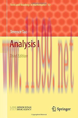 [FOX-Ebook]Analysis I: 3rd Edition