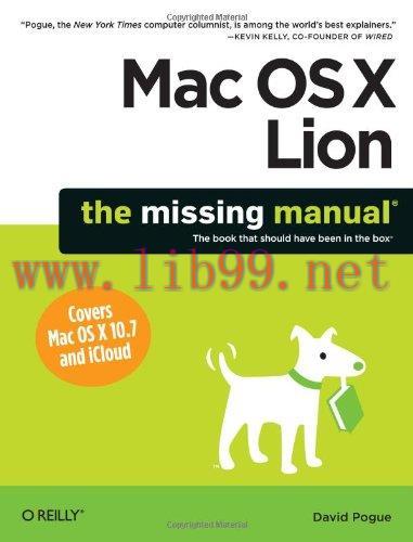 [FOX-Ebook]Mac OS X Lion: The Missing Manual