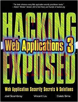 Hacking Exposed Web Applications, Third Edition 3rd Edition