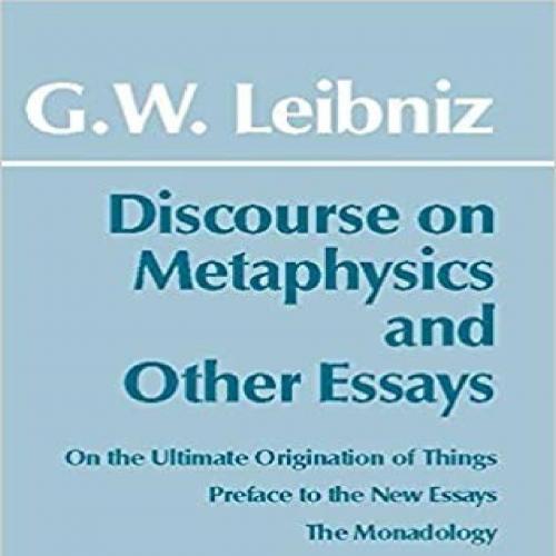 Discourse on Metaphysics and Other Essays (Hackett Classics)