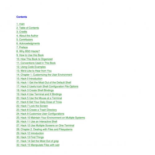 BSD Hacks