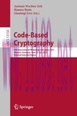 [PDF]Code-Based Cryptography: 9th International Workshop, CBCrypto 2021 Munich, Germany, June 2...