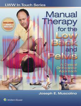 [AME]Manual Therapy for the Low Back and Pelvis: A Clinical Orthopedic Approach