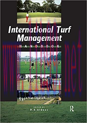 (PDF)International Turf Management 1st Edition