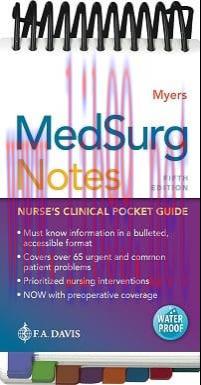 [AME]MedSurg Notes: Nurse's Clinical Pocket Guide, 5th Edition (Original PDF)