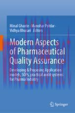 [PDF]Modern Aspects of Pharmaceutical Quality Assurance: Developing & Proposing Application mod...