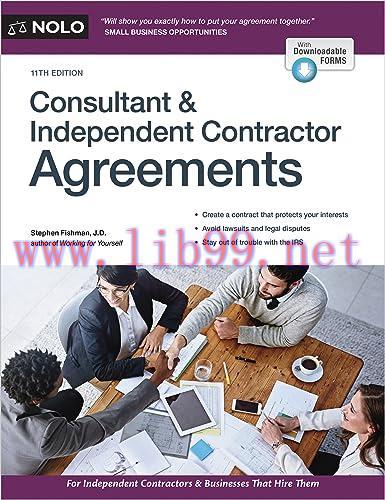 [FOX-Ebook]Consultant & Independent Contractor Agreements, 11th Edition