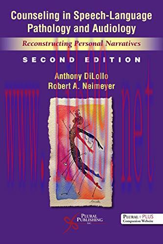 [AME]Counseling in Speech-Language Pathology and Audiology (Reconstructing Personal Narratives)...