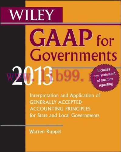 [FOX-Ebook]Wiley GAAP for Governments 2013, 8th Edition
