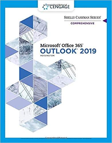 Shelly Cashman Series Microsoft Office 365 and Outlook 2019 Comprehensive