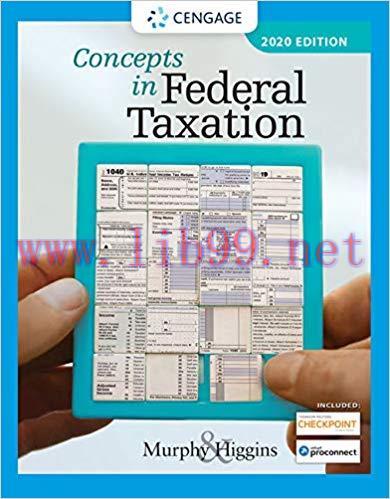 [PDF]Concepts in Federal Taxation 2020, 27th Edition