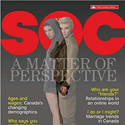 SOC A Matter of Perspective, Third 3rd Canadian Edition by Witt