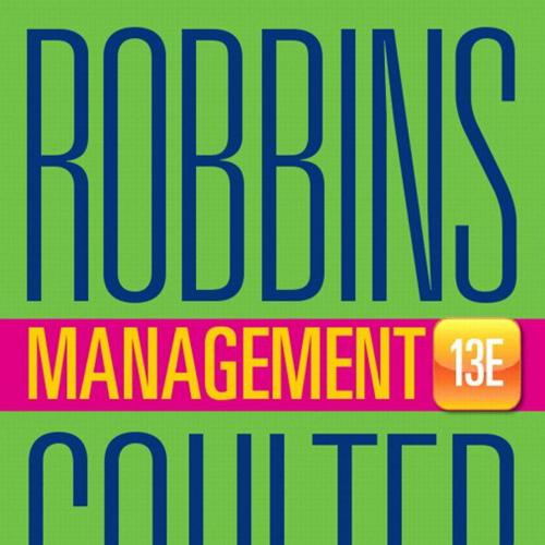 Management 13th Edition by Stephen P. Robbins