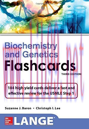 [AME]Lange Biochemistry and Genetics Flashhcards, Third Edition (ORIGINAL PDF from_ Publisher)