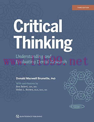 [AME]Critical Thinking: Understanding and Evaluating Dental Research, Third Edition