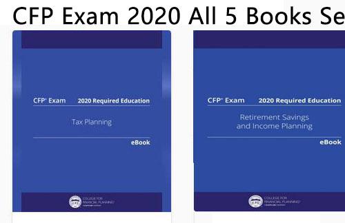 FP511FP512FP513FP514FP515 CFP Exam All 5 Books Set 2020