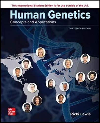 Human Genetics Concepts and Applications Thirteenth Edition
