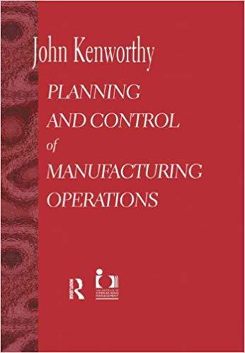 (PDF)Planning and Control of Manufacturing Operations 1st Edition