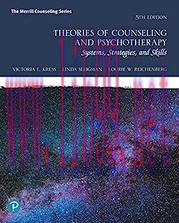 [AME]Theories of Counseling and Psychotherapy: Systems, Strategies, and Skills, 5th Edition (Or...