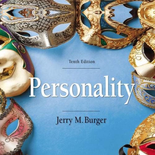 Personality 10th Edition Jerry M. Burger