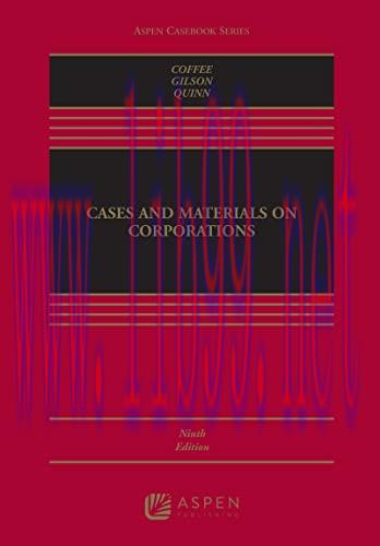 [PDF]Cases and Materials on Corporations (Aspen Casebook) 9th Edition