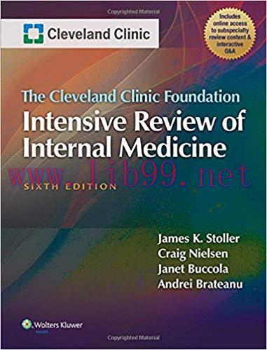 [CHM]The Cleveland Clinic Foundation Intensive Review of Internal Medicine, 6th Edition