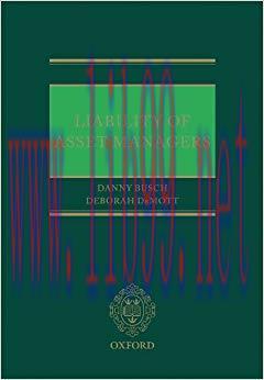 (PDF)Liability of Asset Managers 1st Edition