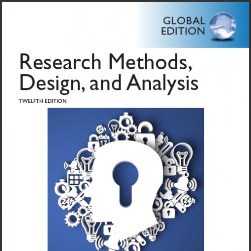 (SM+TB)Research Methods, Design, and Analysis, 12th Global Edition .zip