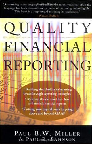 (PDF)Quality Financial Reporting 1st Edition