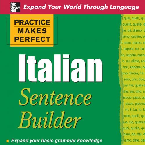 Practice Makes Perfect Italian Sentence Builder