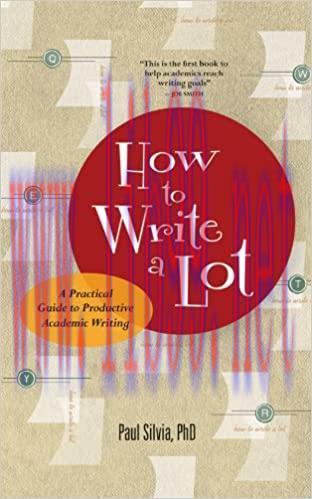 (PDF)How to Write a Lot: A Practical Guide to Productive Academic Writing