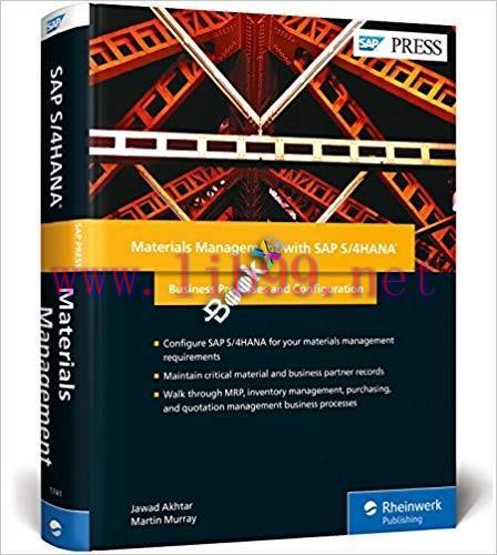 [PDF]Materials Management with SAP S4HANA