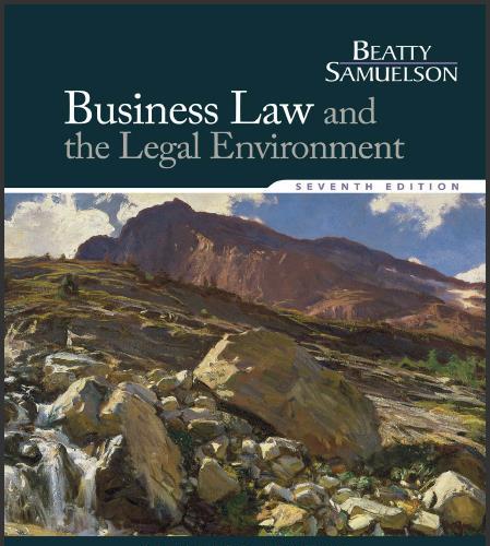 (Test Bank)Business Law and the Legal Environment,Standard Edition 7th Edition by Jeffrey Beatt...